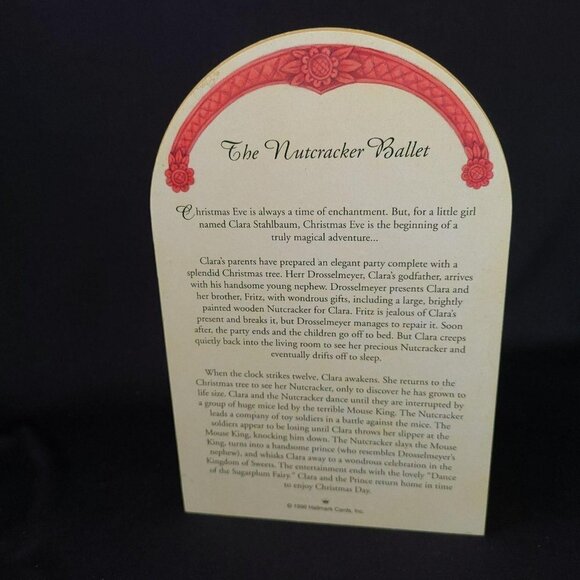 Hallmark Nutcracker Ballet Display Stage Clara Ornament Ballerina Mini Vintage - Picture 3 of 12